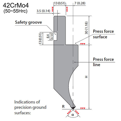 press brake mould and tooling